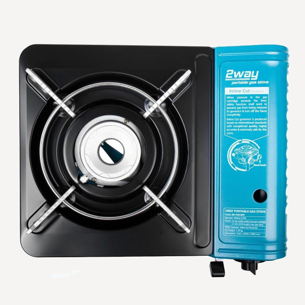 Газовая плита NaMilux NA-P3915PF 2way (Бирюзовый / Черный)